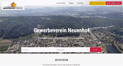 Desktop Screenshot of gewerbeverein-neuenhof.ch