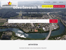 Tablet Screenshot of gewerbeverein-neuenhof.ch